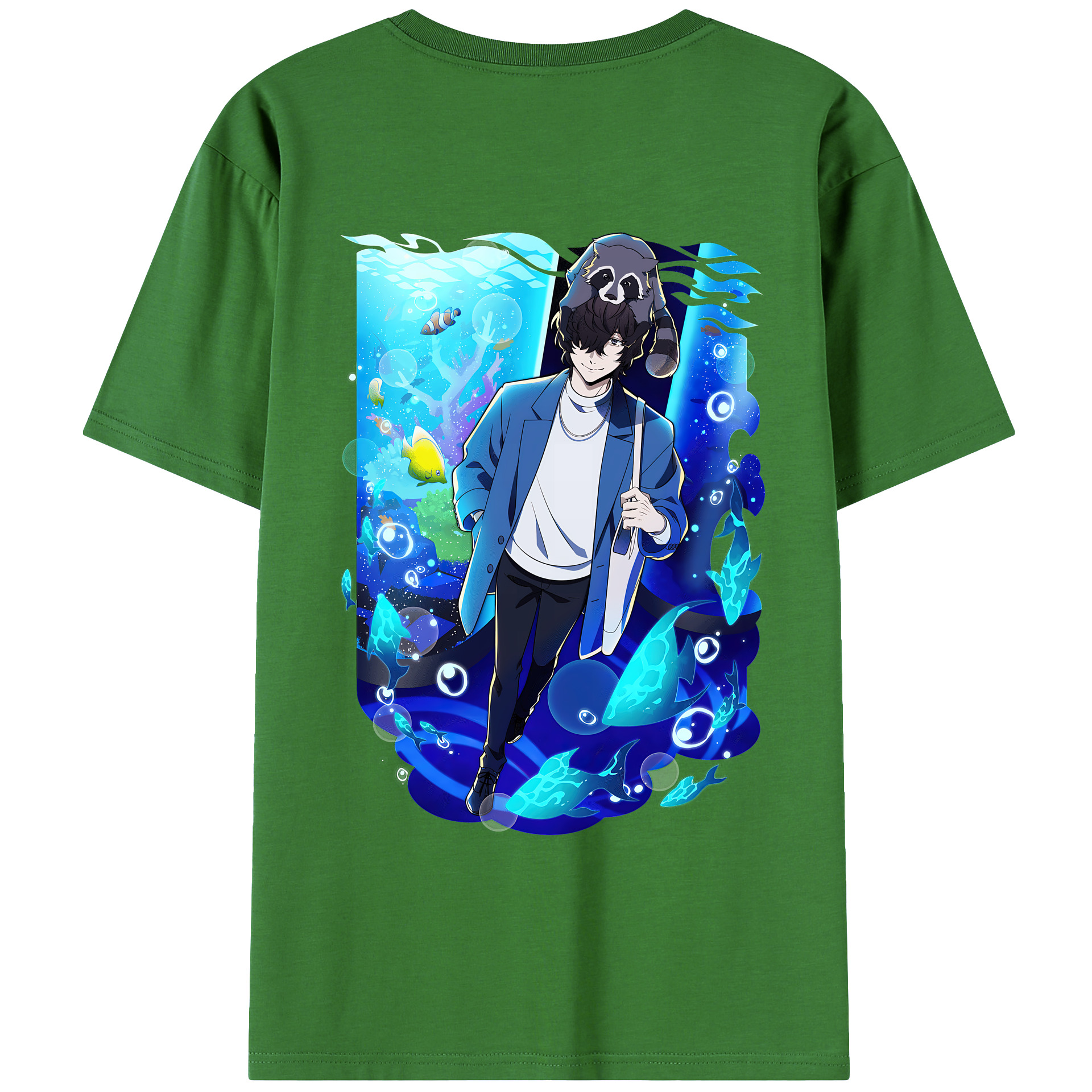 （画像用） 文豪ストレイドッグス Bungo Stray Dogs レディース半袖Tシャツ(バックプリント)
